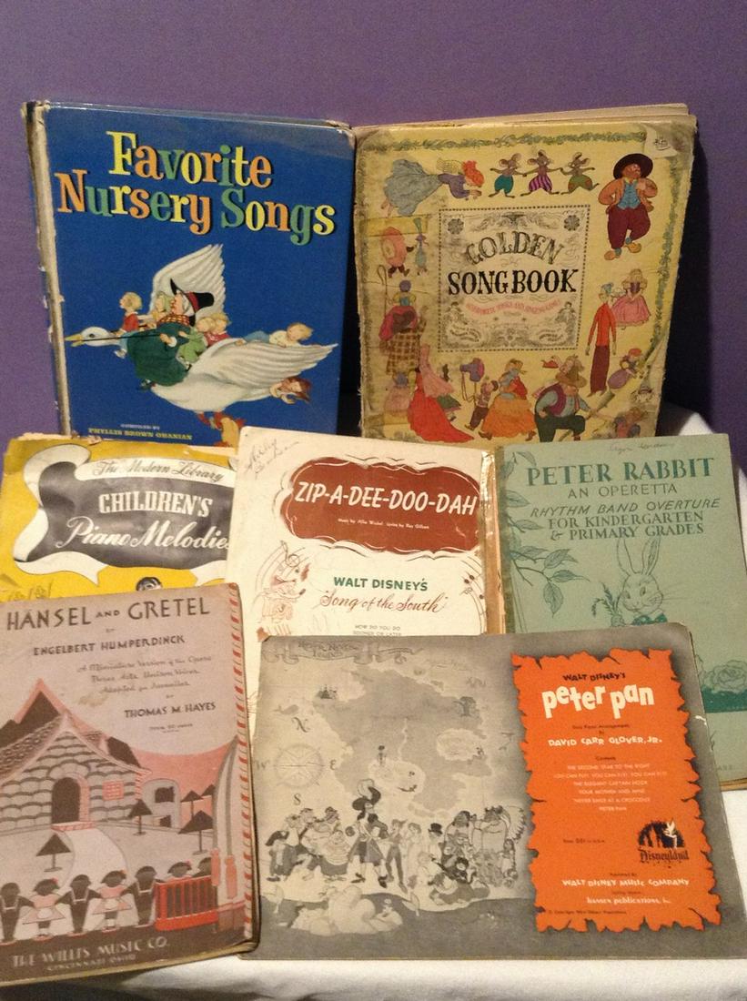 Lot of mid century sheet music Disney and more (1 of 1)