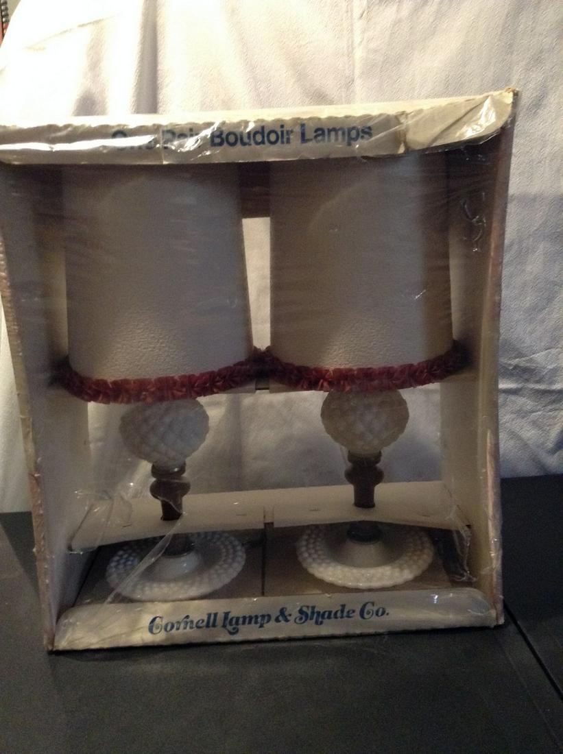 pair of boudoir lamps in box (1 of 1)