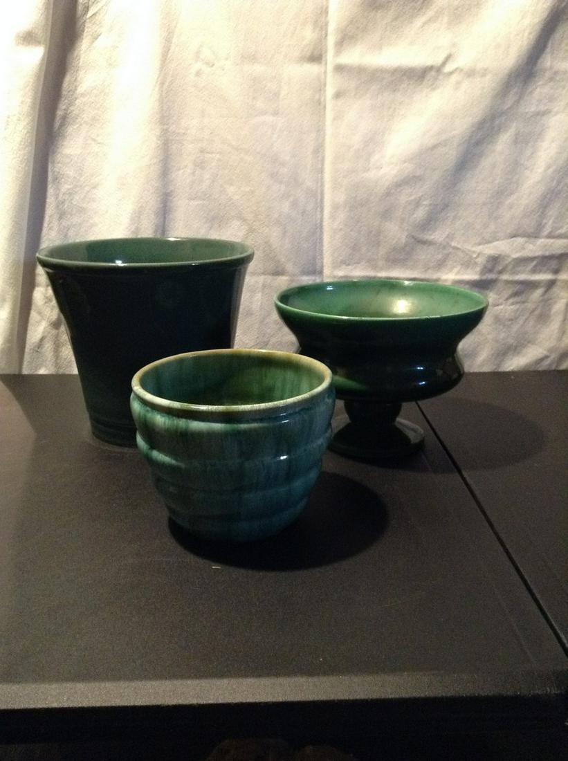 Lot of signed MCM pottery planters and more (1 of 1)