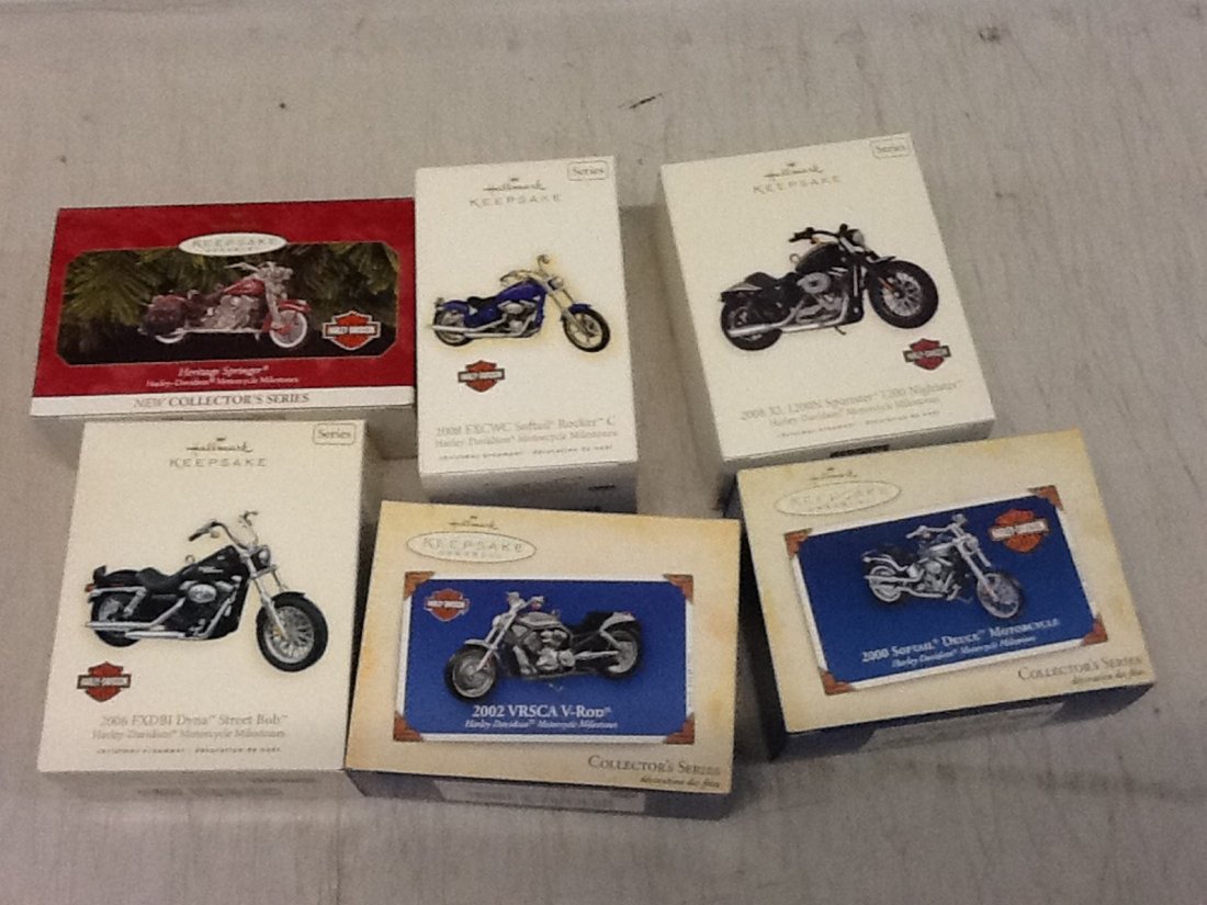 Hallmark Harley Davidson Ornaments in boxes: Hallmark Harley Davidson Ornaments in boxes