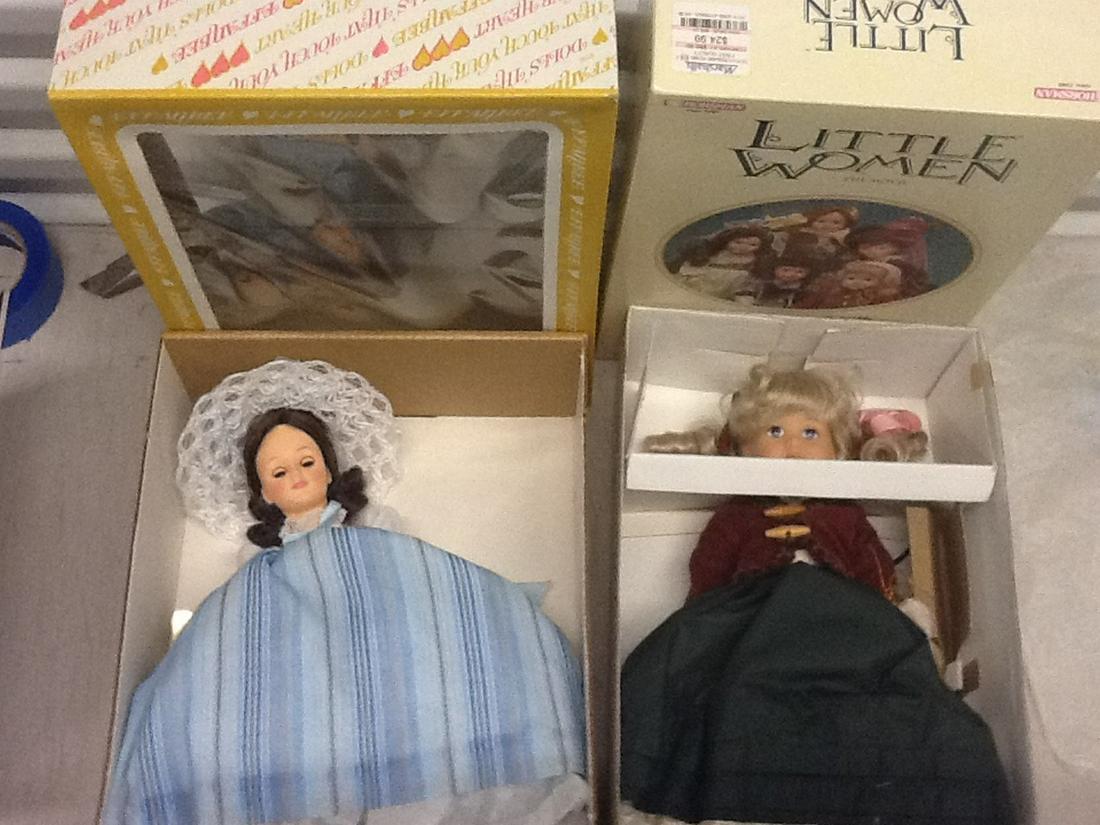 Effanbee and Little Women dolls in boxes: Effanbee and Little Women dolls in boxes