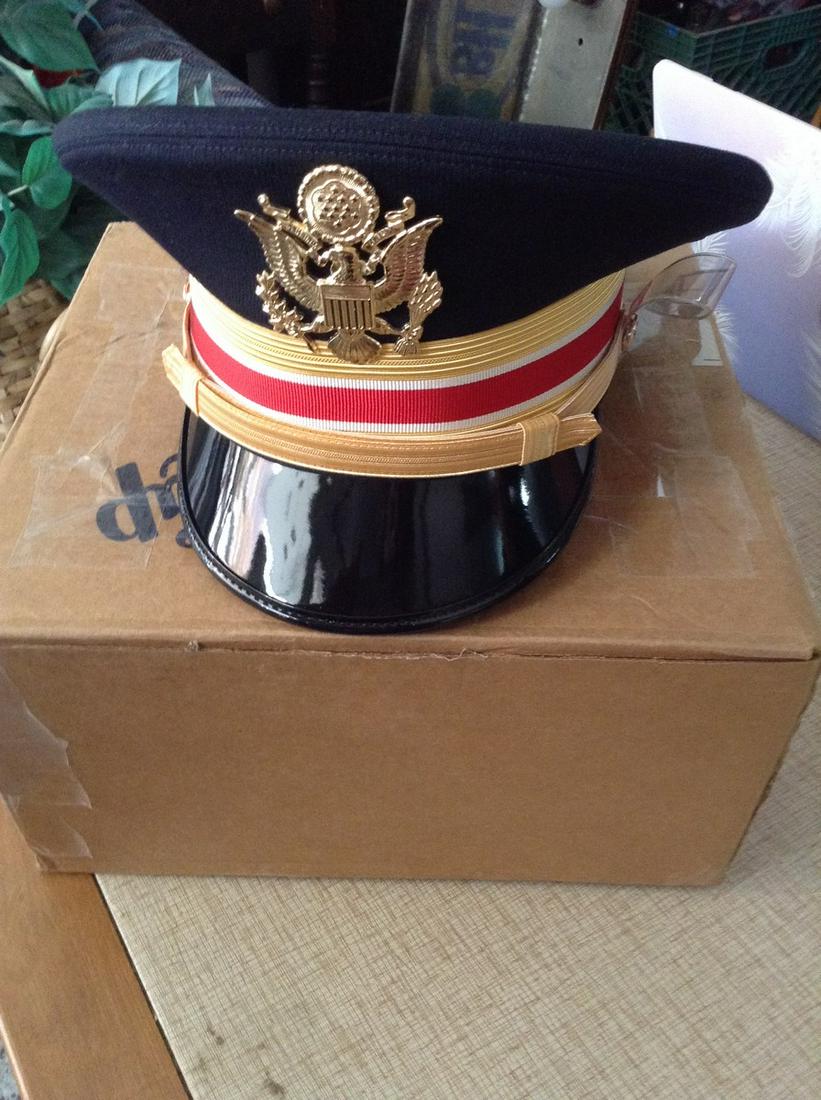 Kingform Cap Army Dress Blue Cap in box: Kingform Cap Army Dress Blue Cap in box