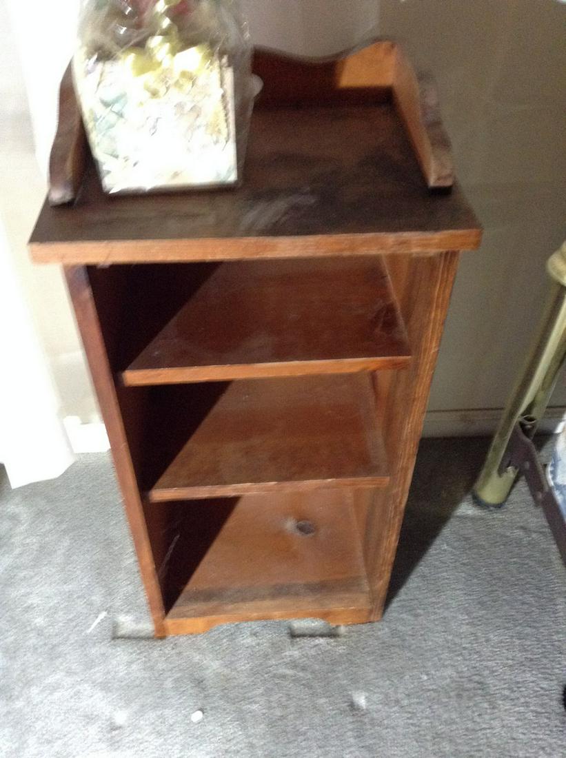 Wooden shelving unit (1 of 1)