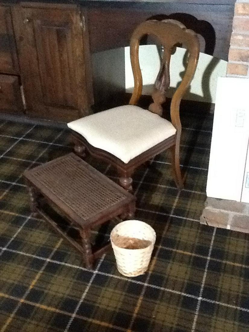 Early footstool, chair and more: Early footstool, chair and more