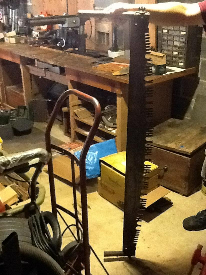 Two man antique saw: Two man antique saw