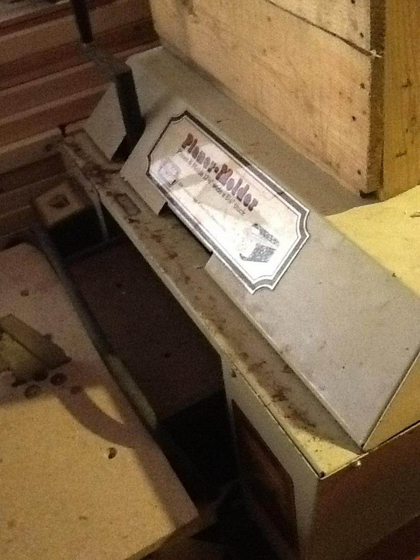 Foley 12 3/8" Wide Planer-Molder: Foley 12 3/8" Wide Planer-Molder