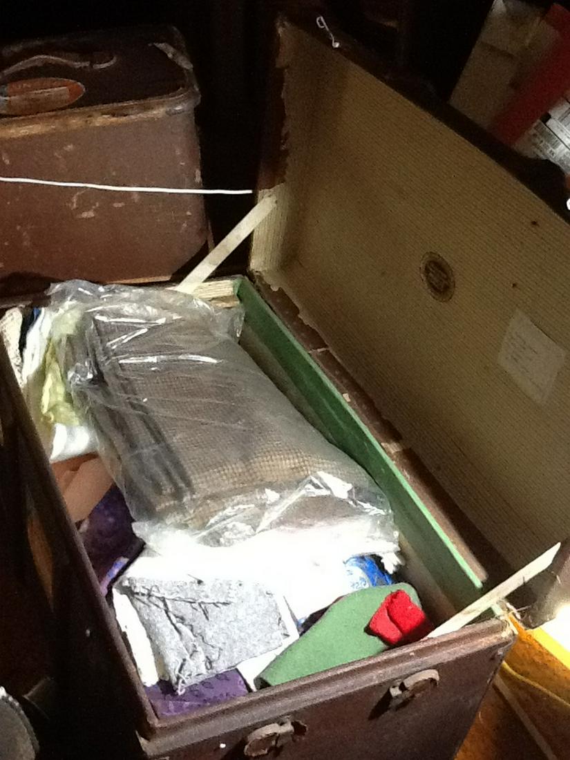 Trunk full of vintage material: Trunk full of vintage material