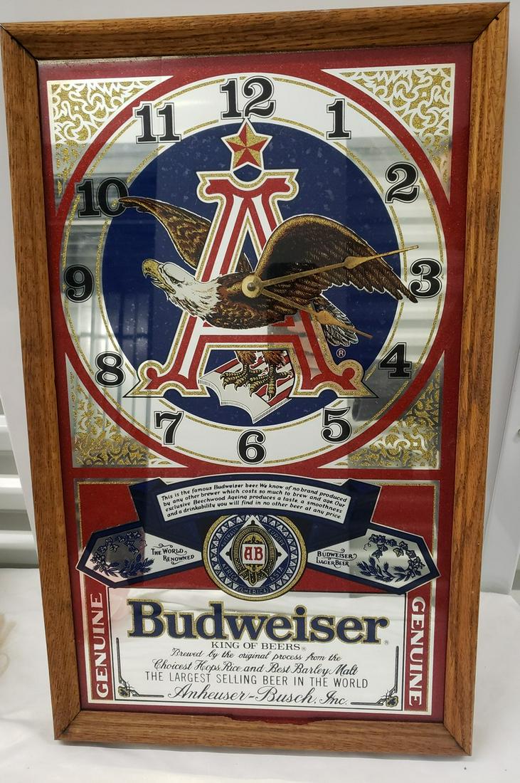 Budweiser wall hanging clock (1 of 1)