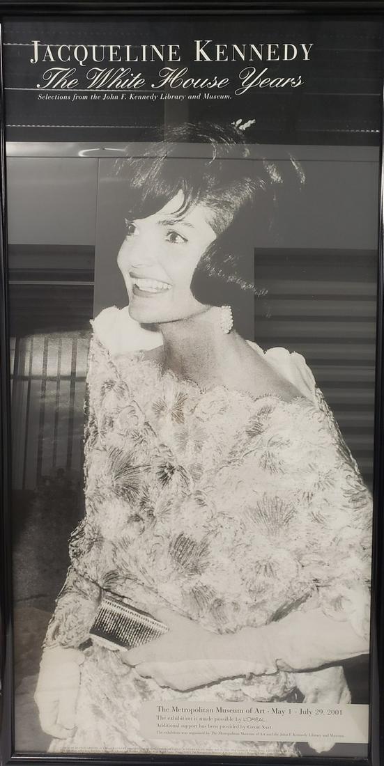 Jacqueline Kennedy The White House Years framed print: Jacqueline Kennedy The White House Years framed print from the Metropolitan Museum of Art and the John F. Kennedy Library