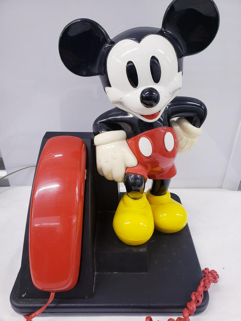 Vintage Mickey Mouse phone - works! (1 of 1)