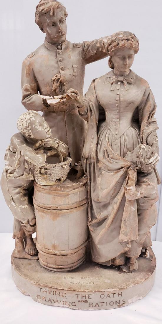 John Rogers Group, Taking the Oath and Drawing Rations (1 of 1)