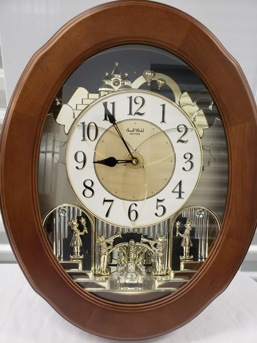 Rhythm Deluxe Musical Motion Wall Clock 30 Melodies (1 of 1)