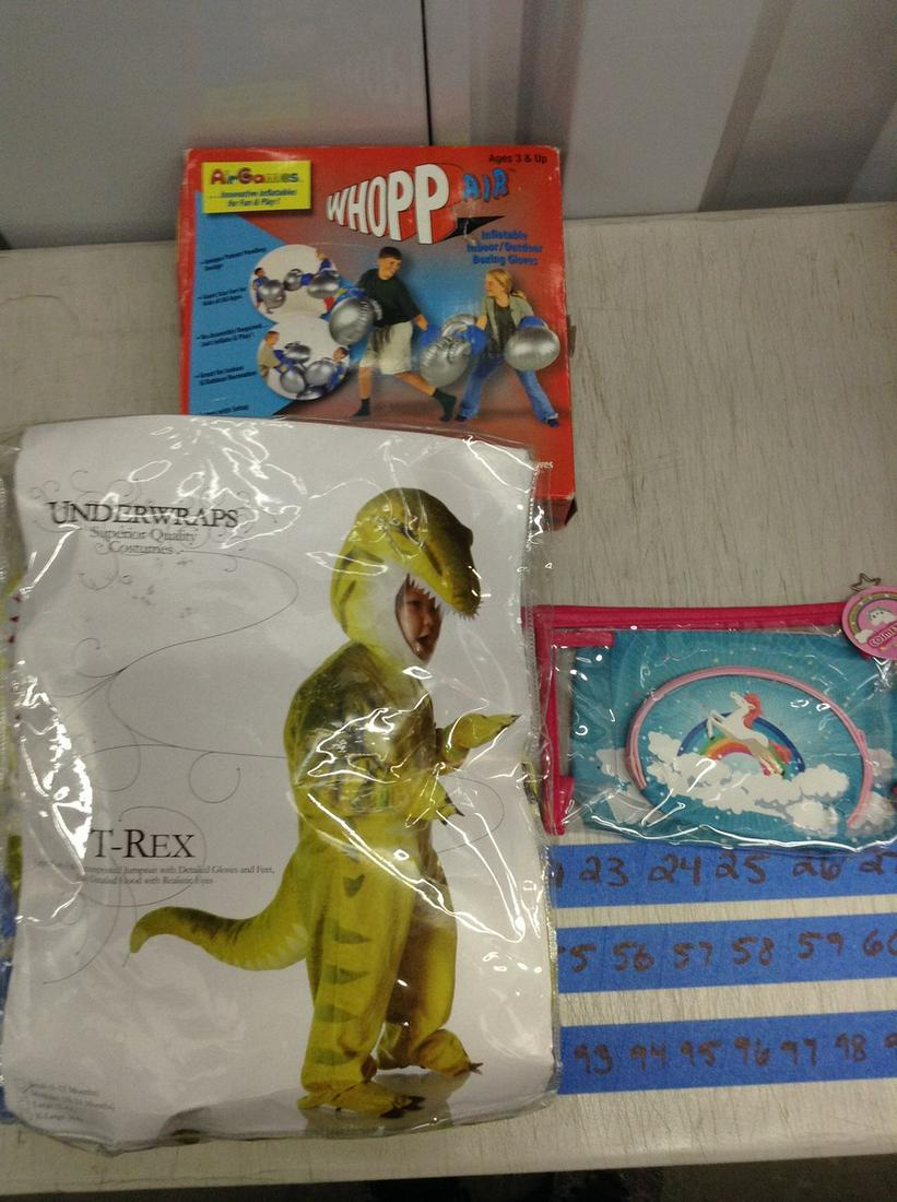Whoop puncher,T Rex costume, and more: Whoop puncher,T Rex costume, and more