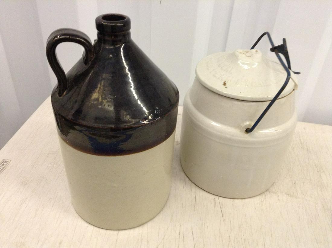 Broken Cookie Jar and Jug: Broken Cookie Jar and Jug