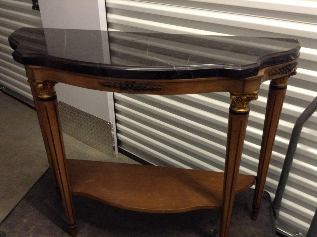 Marble top side table: Marble top side table