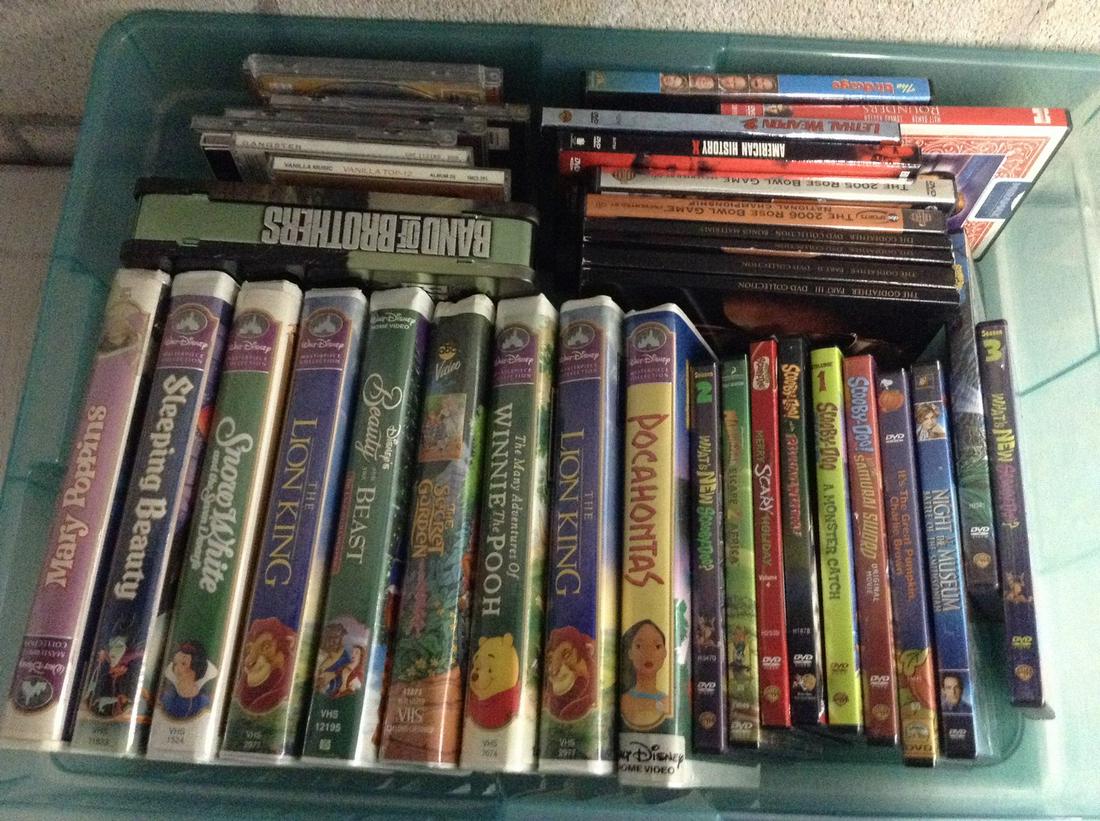 Disney VHS and other DVDs (1 of 1)