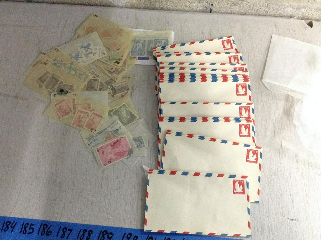 Vintage Post office envelopes with Stamps (1 of 1)