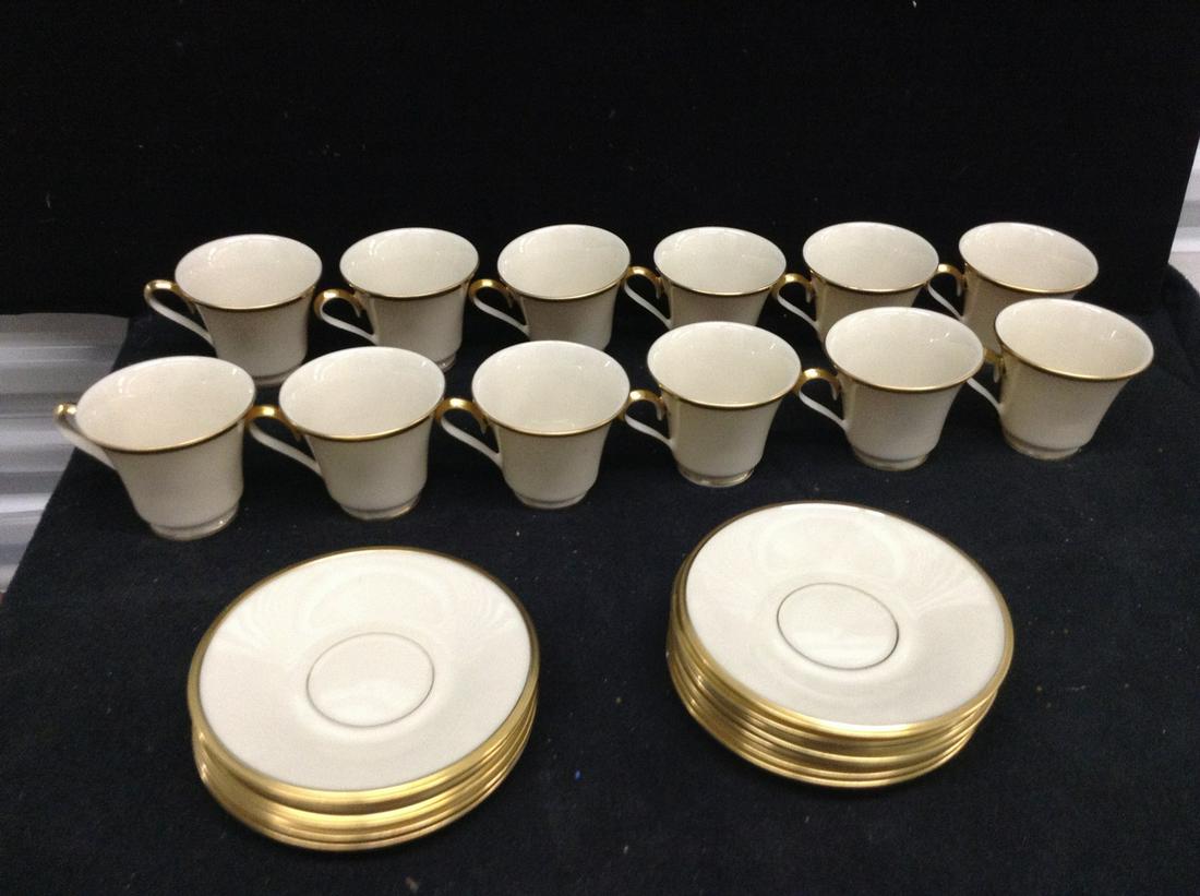 Lenox tea cups and saucers (1 of 1)