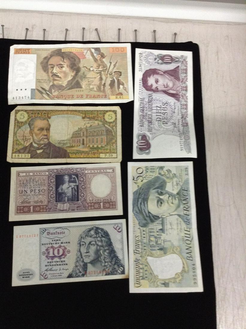 vintage foreign money: vintage foreign money