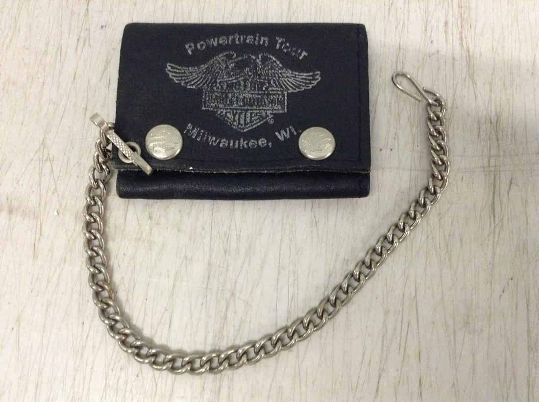 Harley Davidson vintage leather wallet: Harley Davidson vintage leather wallet