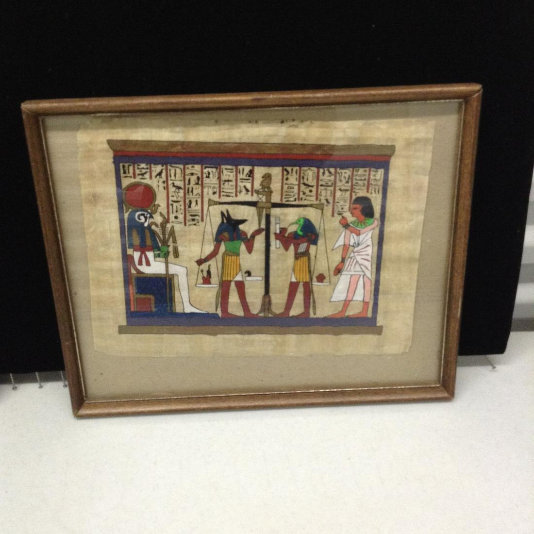 Egyptian Art on Papyrus 15"x12" (1 of 1)