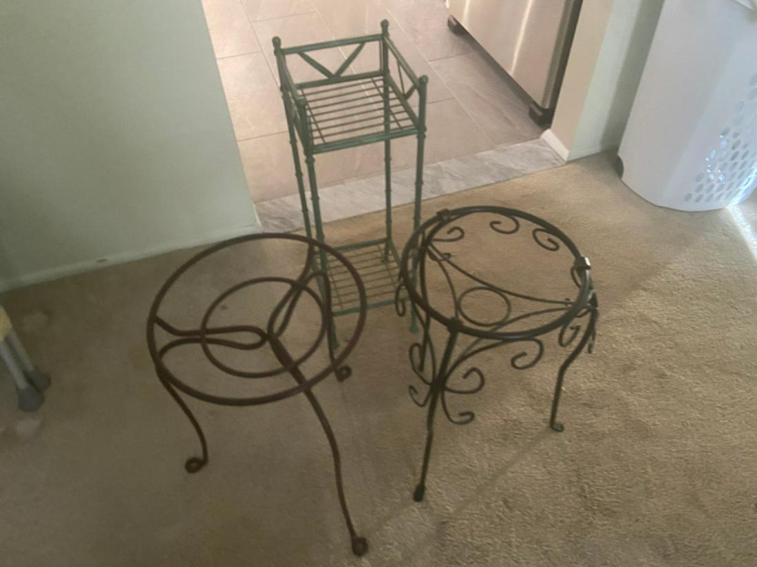 Lot of Three Plant Stands (1 of 1)