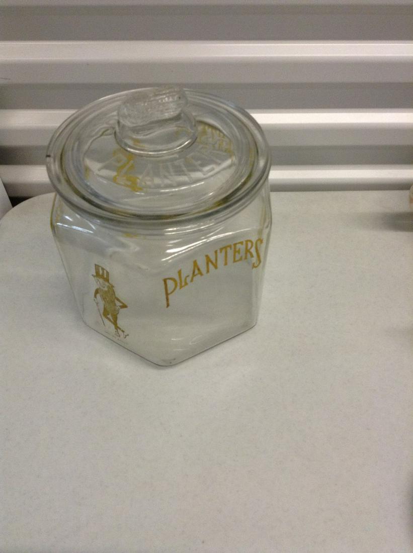Planters peanut countertop jar with the lid (1 of 1)