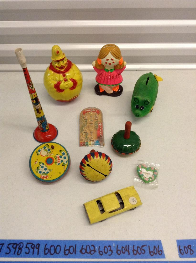 Vintage toys - noisemakers, banks and more: Vintage toys - noisemakers, banks and more