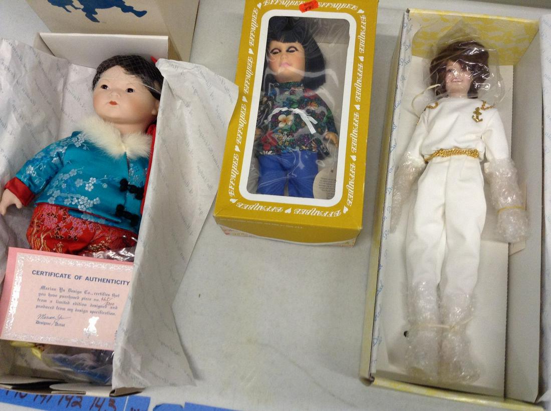 Marian Yu Design, Effanbee, and Designer Row Dolls in: Marian Yu Design, Effanbee, and Designer Row Dolls in boxes