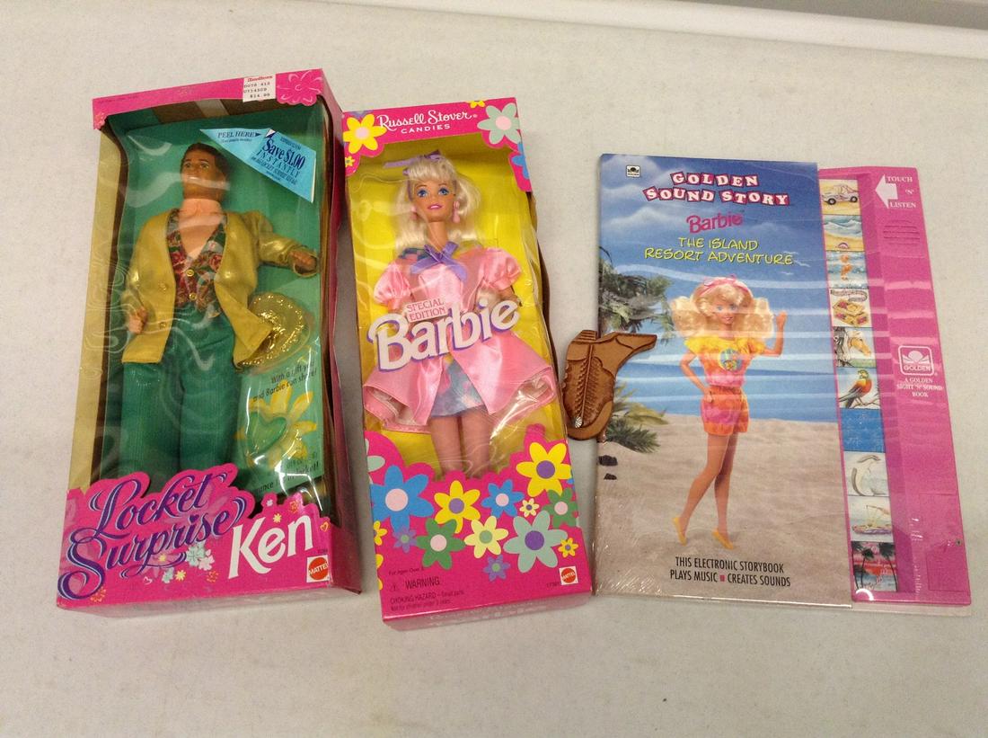 Special Edition Barbie, Locket Surprise Ken, and Barbie: Special Edition Barbie, Locket Surprise Ken, and Barbie the Island Resort Adventure sealed
