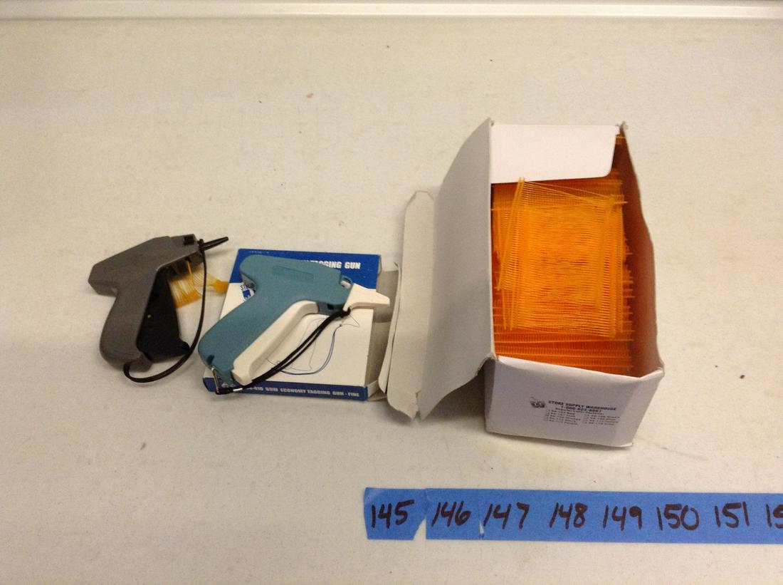 Tagging guns and tags: Tagging guns and tags