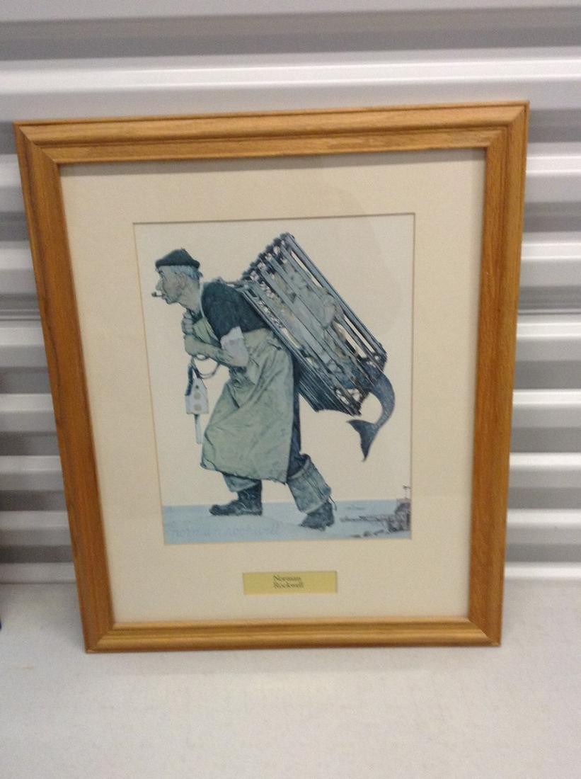 Framed Norman Rockwell artwork 22"x18" (1 of 1)