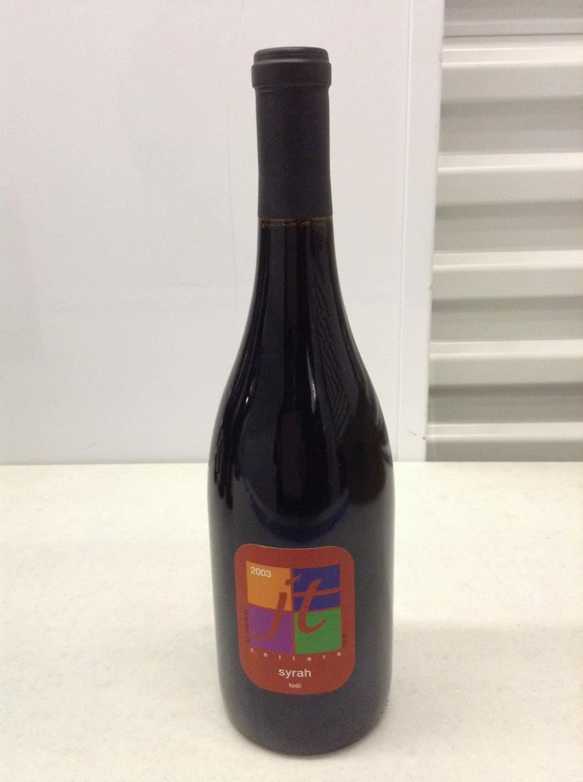 Syrah Iodi 2003 750 ml: Any contents in bottle is Free; You are bidding on the bottle & unbroken tax stamp
