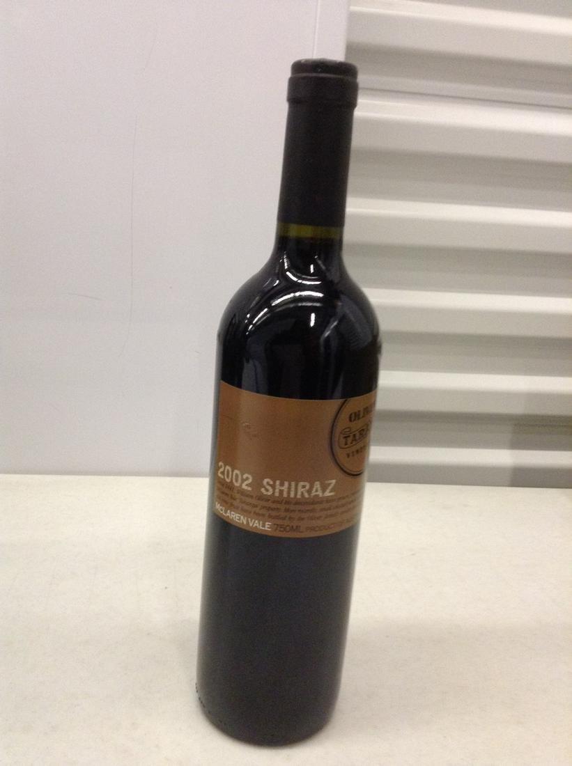 2002 Oliver's Taranga Vineyards Shiraz 750ml: Any contents in bottle is Free; You are bidding on the bottle & unbroken tax stamp