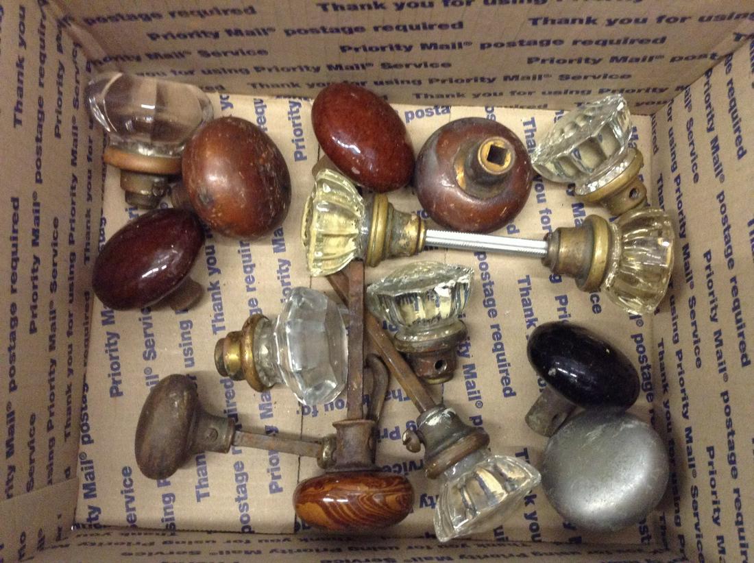 porcelain and glass vintage door knobs (1 of 1)