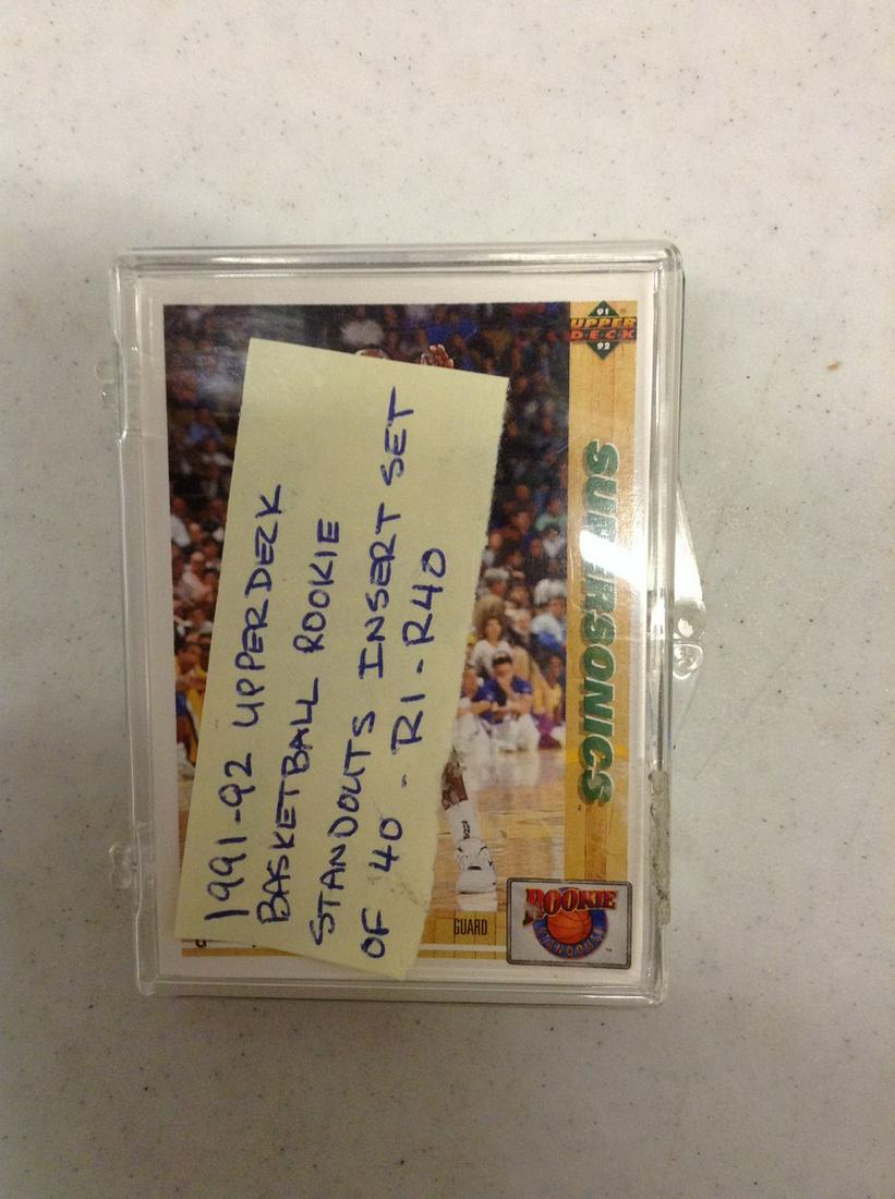1991-92 Upper Deck Basketball Rookie Standouts Insert (1 of 1)