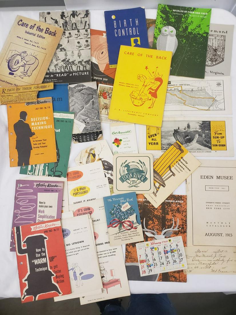 Lot of early ephemera: Lot of early ephemera