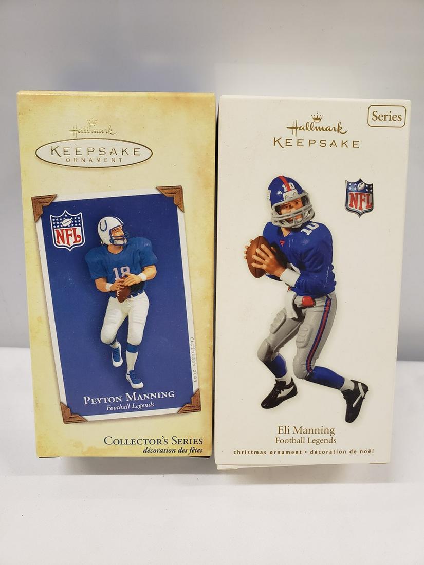 Payton and Eli Manning Hallmark Keepsake Ornaments (1 of 1)