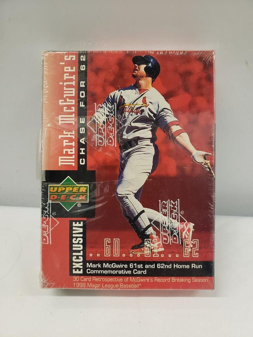 Mark McGwire Exclusive Upper deck commemorative cards (1 of 1)