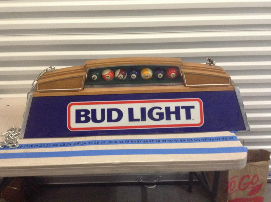 Bud Light Pool Table light 40" long (1 of 1)