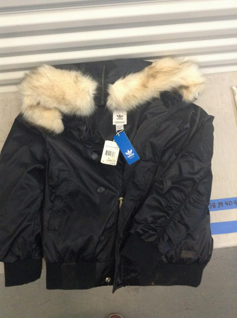 Adidas Winter Bomber Jacket with tags size L (1 of 1)