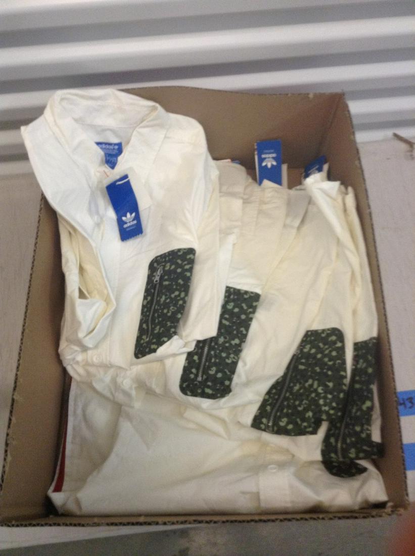 Box full of Adidas Shirts with tags (1 of 1)