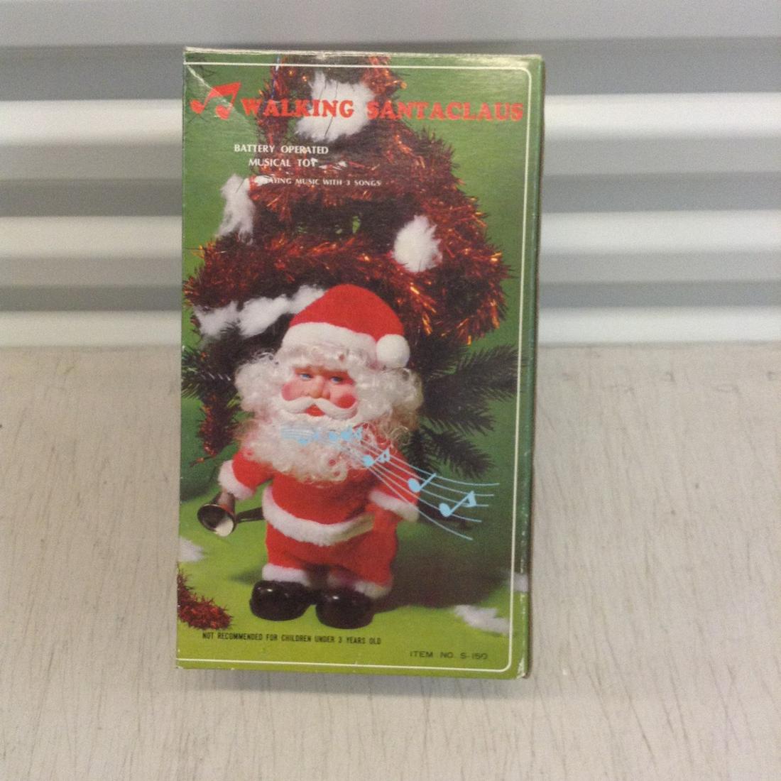 Vintage mechanical Santa in the box (1 of 1)