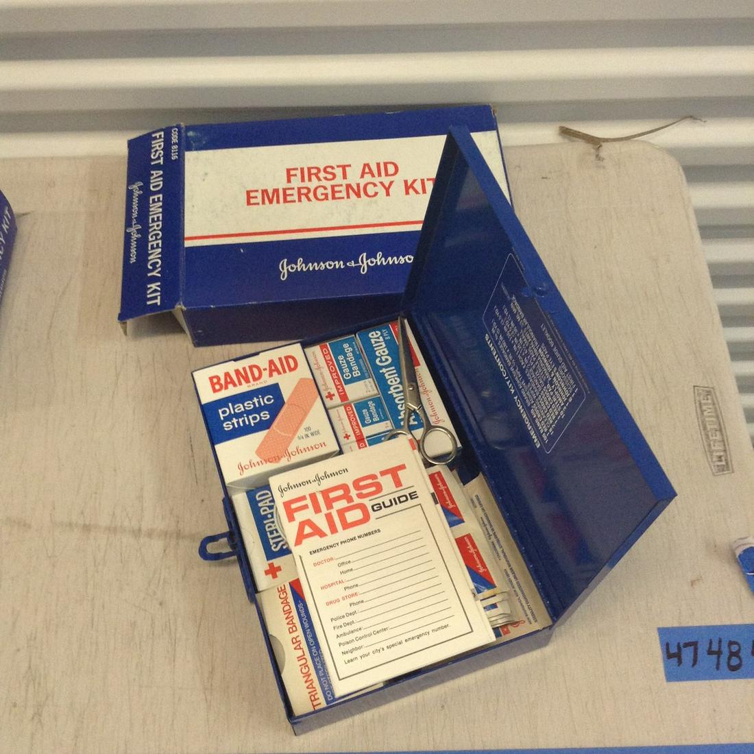 Vintage Johnson & Johnson First Aid Kit: Vintage Johnson & Johnson First Aid Kit