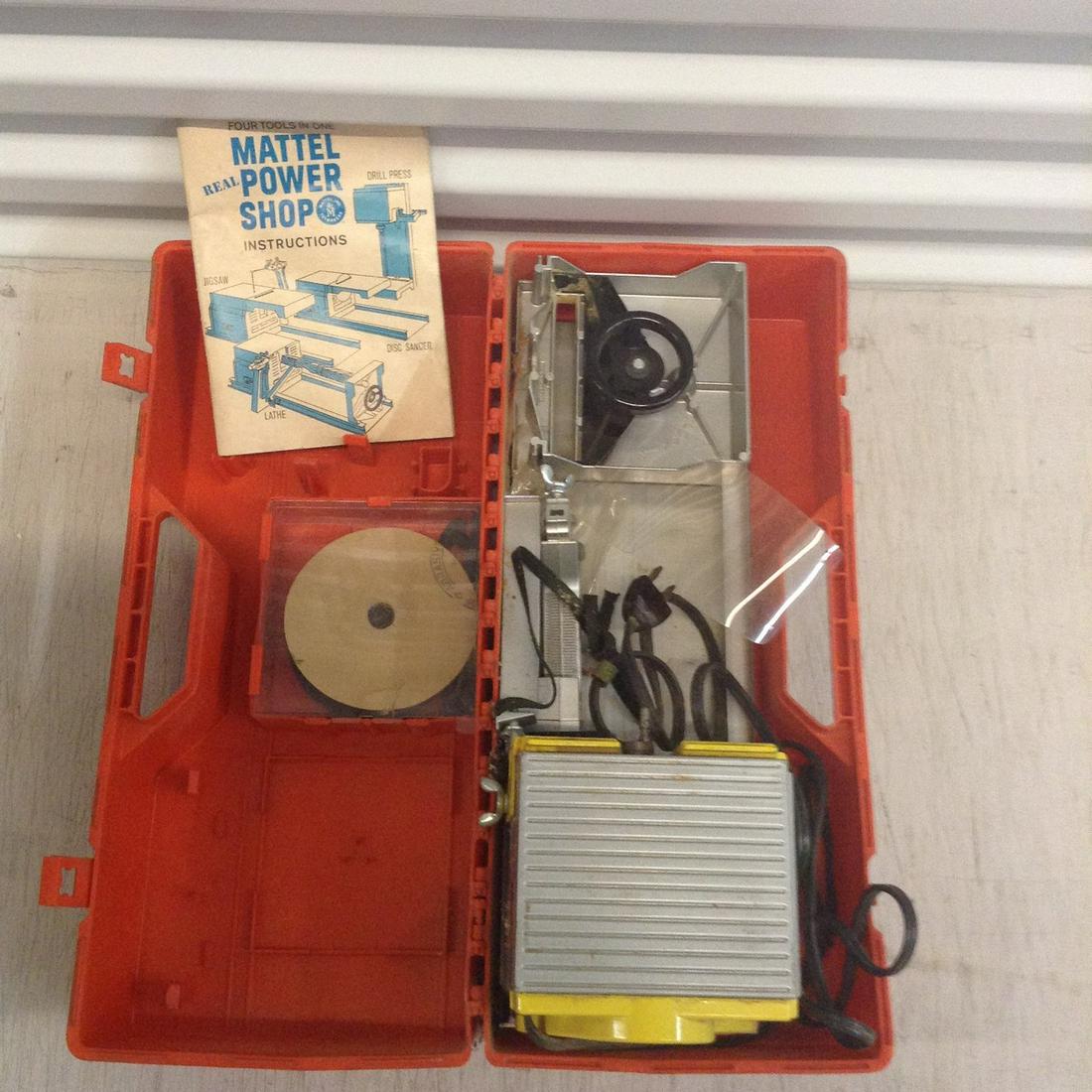 Vintage Mattel Real Power Shop 4 in 1 tool box (1 of 1)