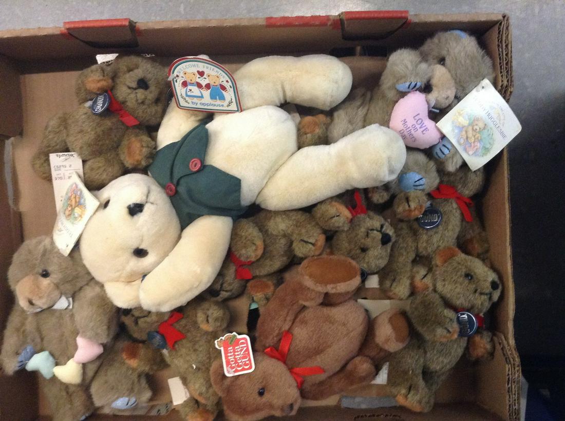 Box full of Gund Bears (1 of 1)