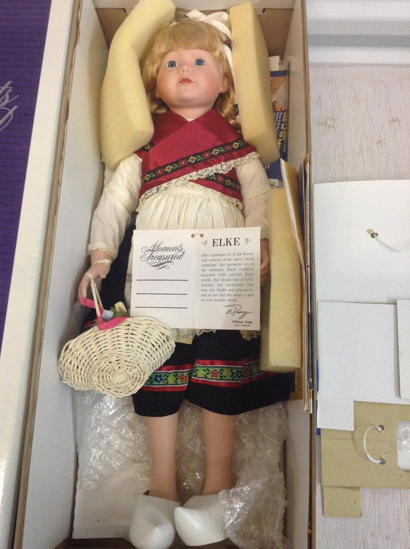 HandCrafted Moments Treasured Elke Porcelain Doll in (1 of 1)