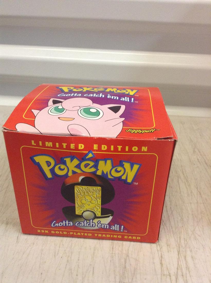Jigglypuff Limited Edition 23K Gold-Plated Trading Card: Jigglypuff Limited Edition 23K Gold-Plated Trading Card