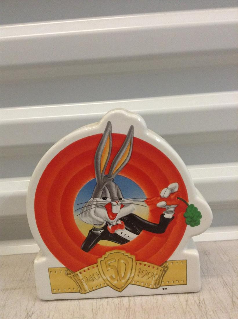 1989 Warner Bros. Bugs Bunny 50th Anniversary Bank (1 of 1)