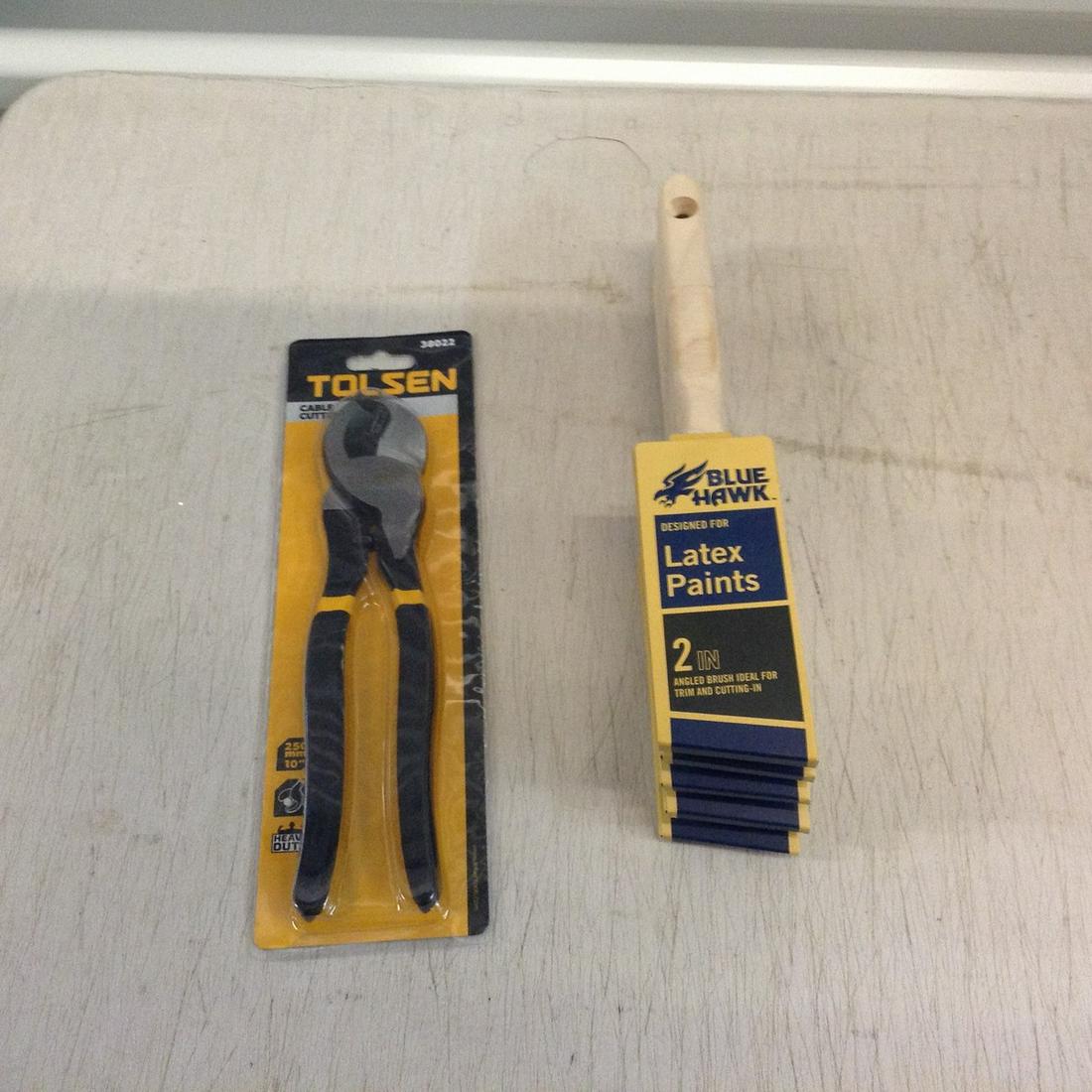 Tolsen Cable cutters and paint brushes new in the (1 of 1)